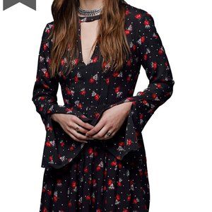 Free People Tegan Long Sleeve Mini Dress